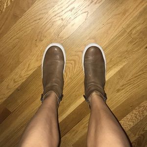 Lucky Brand zip up flats/sneakers